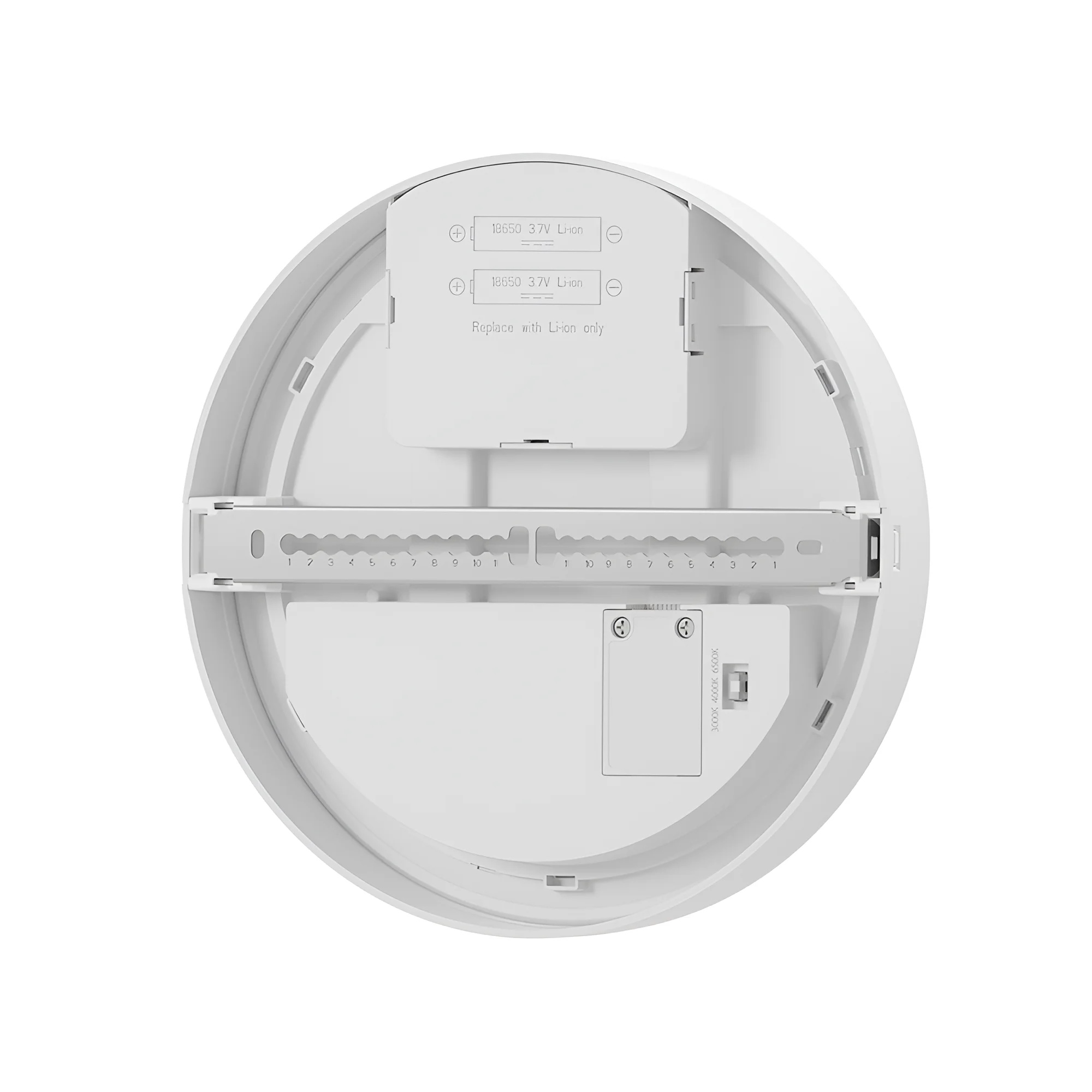 Braytron LED Deckenleuchte 18W mit Notlicht, Akku bis 3 Std. bei Stromausfall, 3CCT Lichtfarbe wählbar 3000K 4000K 6500K, 2020 Lumen, IP54 Feuchtraum, Ø 22 cm, Weiß – Ansicht 6