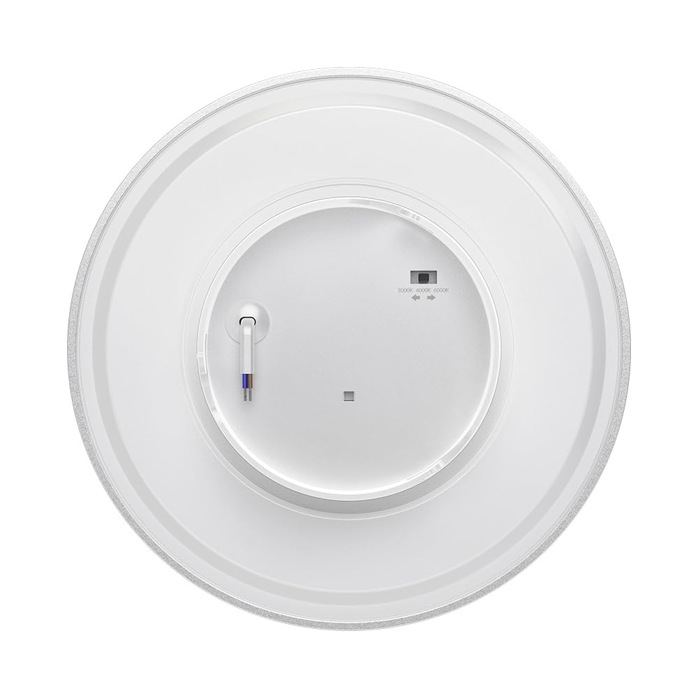 Braytron LED Wandleuchte Weiß Rund Ø220 mm – 12W 1160lm IP65 Außenwandleuchte mit 3CCT (3000K/4000K/6000K), indirekte Designer Wandlampe für Balkon, Terrasse, Flur & Bad – Ansicht 7