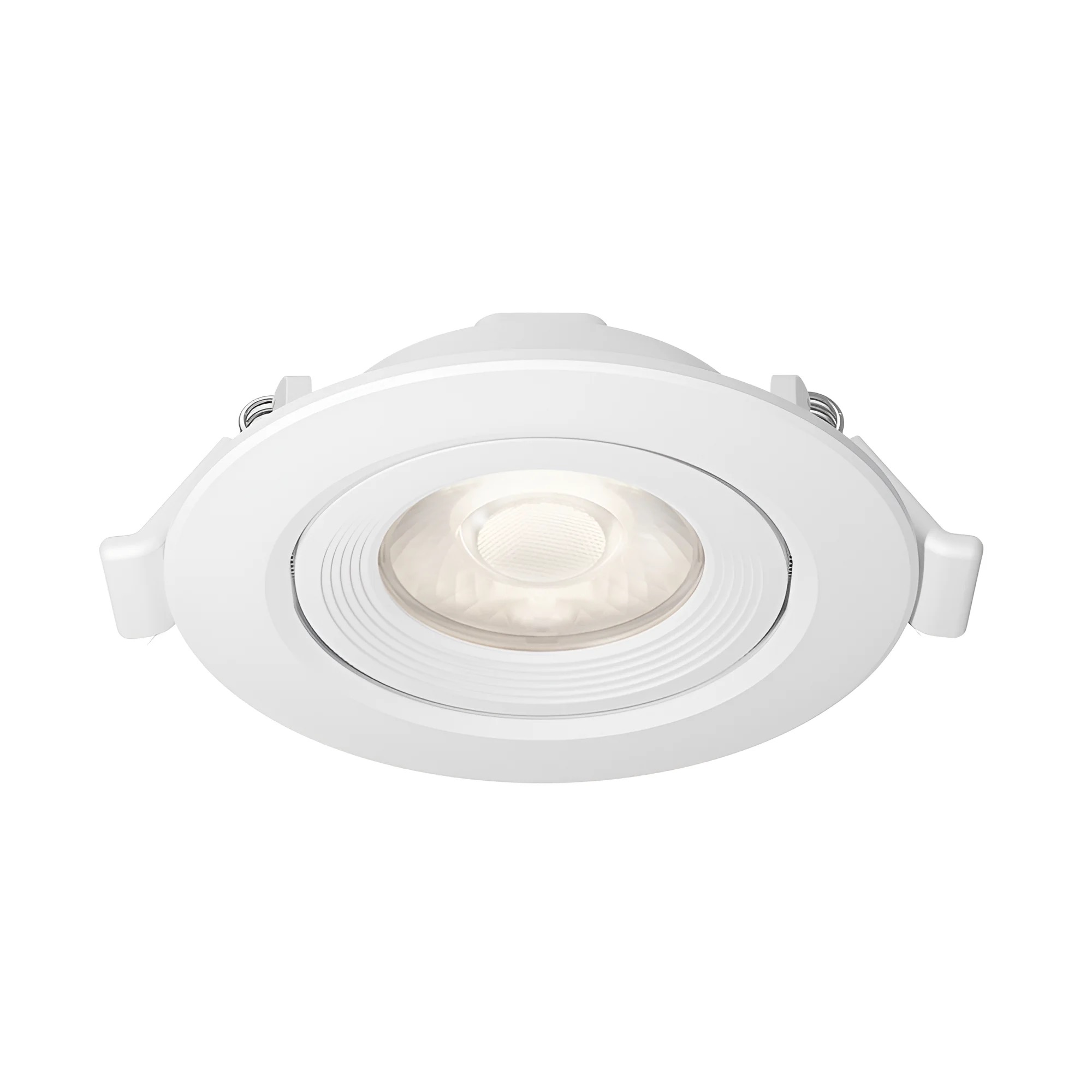 Braytron Plafoniera LED 5W Collegamento 230 V Bianco Caldo, Bianco Naturale, Bianco Freddo 3IN1, 450 Lumen, IP20 Lampada Soffitto per Soggiorno, Cucina, Corridoio (Bianco) – Vista 3